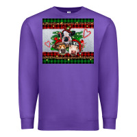 Purple christmas heifers Premium Sweatshirt - RanaPortraitStore