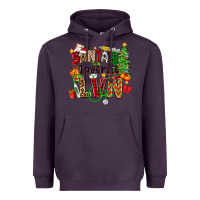 Plum santa's favorite lvn Heavyweight Hoodie - Zillion Design Studio