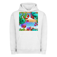 Pigment Lunar Rock seahorse and beach Urban Hoodie - BundleAndBundleShop