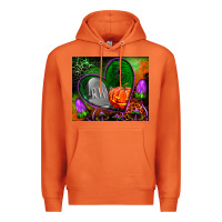 Carrot halloween heart mouse pad Premium Hoodie - BundleAndBundleShop