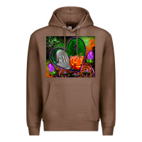 Chestnut halloween heart mouse pad Premium Hoodie - BundleAndBundleShop