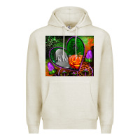Oatmeal Heather halloween heart mouse pad Premium Hoodie - BundleAndBundleShop