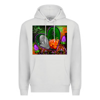 Dove Grey halloween heart mouse pad Premium Hoodie - BundleAndBundleShop