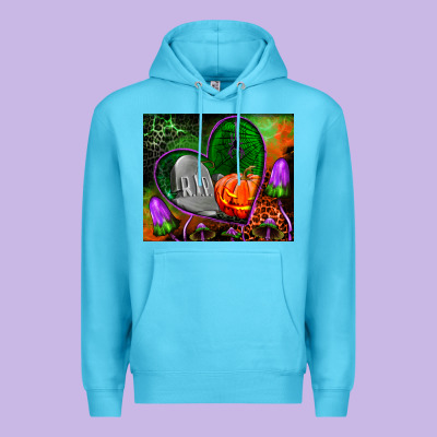 Halloween Heart Mouse Pad Premium Hoodie Designed By Bundleandbundleshop