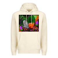 Sandshell halloween heart mouse pad Premium Hoodie - BundleAndBundleShop