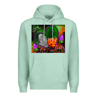 Seafoam halloween heart mouse pad Premium Hoodie - BundleAndBundleShop