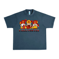 Midnight Navy firefighter gnomes Urban Heavy Tee - Artiststas