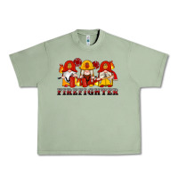 Oil Green firefighter gnomes Urban Heavy Tee - Artiststas