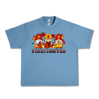 Pebble Blue firefighter gnomes Urban Heavy Tee - Artiststas