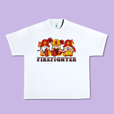Firefighter Gnomes Urban Heavy Tee Designed By Artiststas