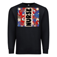 Black american nurse Premium Sweatshirt - Zillion Design Studio