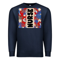 Navy american nurse Premium Sweatshirt - Zillion Design Studio