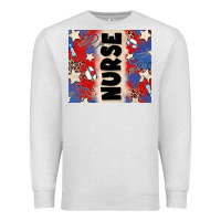 Oatmeal Heather american nurse Premium Sweatshirt - Zillion Design Studio