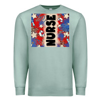 Seafoam american nurse Premium Sweatshirt - Zillion Design Studio