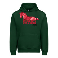 Forest Green Everybody's Got A Horse Neigh Urban Hoodie - Bettercallsaul