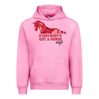 Fuchsia Pink Everybody's Got A Horse Neigh Urban Hoodie - Bettercallsaul