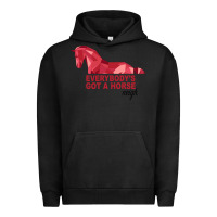 Pigment Black Everybody's Got A Horse Neigh Urban Hoodie - Bettercallsaul