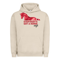 Pigment French Oak Everybody's Got A Horse Neigh Urban Hoodie - Bettercallsaul