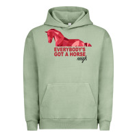 Pigment Oil Green Everybody's Got A Horse Neigh Urban Hoodie - Bettercallsaul
