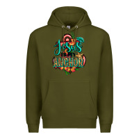 Army Green jesus is my anchor Premium Hoodie - Jasminsmagicworld