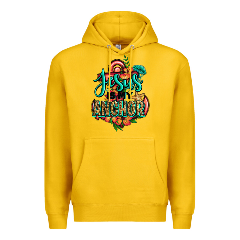 Jesus Is My Anchor Premium Hoodie by Jasminsmagicworld | Teevron