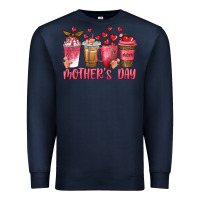 Navy mothers day coffee cups Premium Sweatshirt - texasbilliewilder
