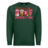 Mothers Day Coffee Cups Premium Sweatshirt | Teevron