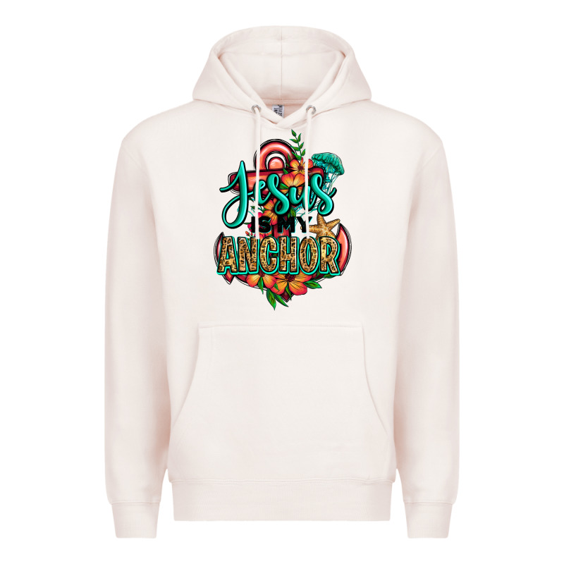 Jesus Is My Anchor Premium Hoodie by Jasminsmagicworld | Teevron