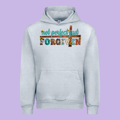 Not Perfect Just Forgiven Urban Hoodie Designed By Artiststas