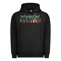 Pigment Black not perfect just forgiven Urban Hoodie - Artiststas