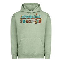 Pigment Oil Green not perfect just forgiven Urban Hoodie - Artiststas