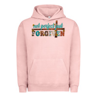 Pigment Salmon not perfect just forgiven Urban Hoodie - Artiststas