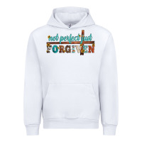 White not perfect just forgiven Urban Hoodie - Artiststas