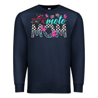 Navy moto mom Premium Sweatshirt - texasbilliewilder