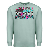 Seafoam moto mom Premium Sweatshirt - texasbilliewilder