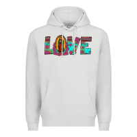 Dove Grey love our lady of guadalupe Premium Hoodie - JahusDesignShop
