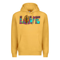 Mustard love our lady of guadalupe Premium Hoodie - JahusDesignShop