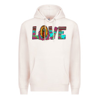 Pale Pink love our lady of guadalupe Premium Hoodie - JahusDesignShop