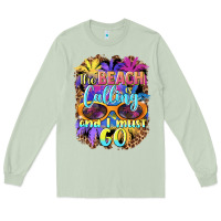 Matcha the beach is calling and i must go Long Sleeve Tee - BarkalooDesign