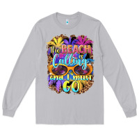 Moon Dust the beach is calling and i must go Long Sleeve Tee - BarkalooDesign