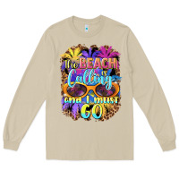 Mushroom the beach is calling and i must go Long Sleeve Tee - BarkalooDesign
