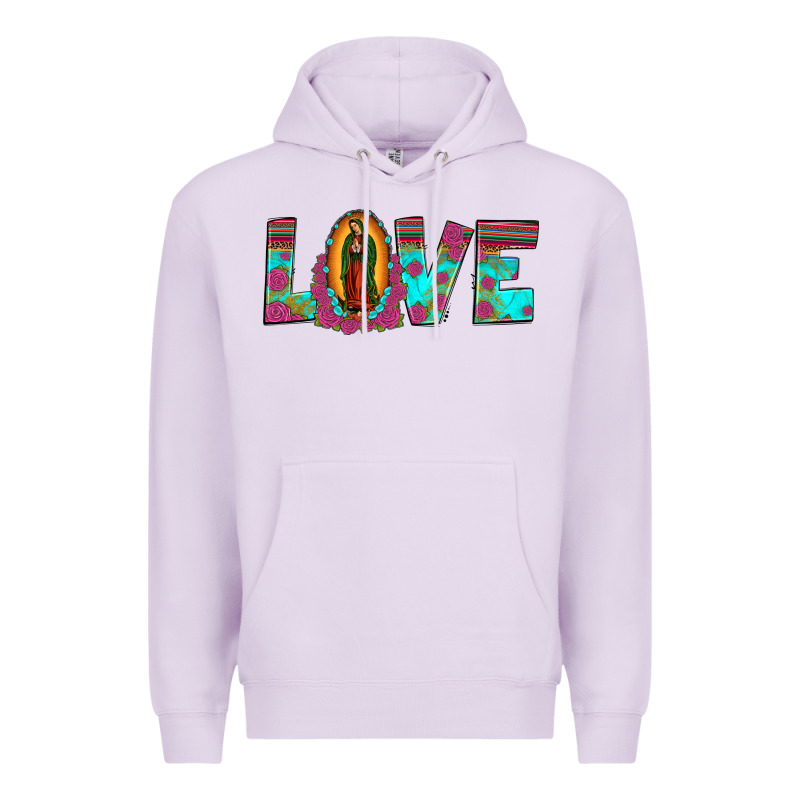 Love Our Lady Of Guadalupe Premium Hoodie by JahusDesignShop | Teevron