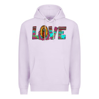 Lilac love our lady of guadalupe Premium Hoodie - JahusDesignShop