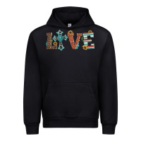 Black western love with cross Urban Hoodie - Artiststas