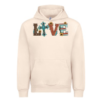 Sandshell western love with cross Urban Hoodie - Artiststas