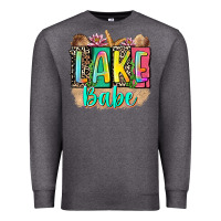 Charcoal Heather lake babe Premium Sweatshirt - Zillion Design Studio