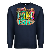 Navy lake babe Premium Sweatshirt - Zillion Design Studio