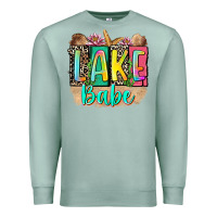 Seafoam lake babe Premium Sweatshirt - Zillion Design Studio