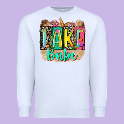 Lake Babe Premium Sweatshirt Designed By Zillion Design Studio