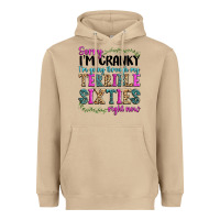 Mushroom sorry im cranky im going through my terrible sixties right now Heavyweight Hoodie - texasbilliewilder